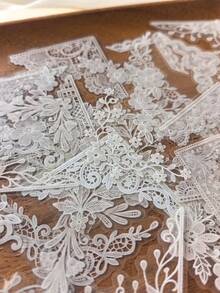 1 Pack 30pcs PET Vintage Lace Frame Stickers For Scrapbooking, Journaling, Collage - DT1857 - View 6