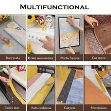 Upgraded Reinforced Thickened (25m/984.5inch) Ultra-Strong Double-Sided Tape - Residue-Free, High-Adhesion Plastic Mesh Tape, Suitable For Wood, Metal, Glass And Plastic - Multi-Purpose, Suitable For Home And Office Use, Woodworking Tools, Multi-Function Glue, Durable Adhesive. Suitable For All Scenarios - Round - View 7