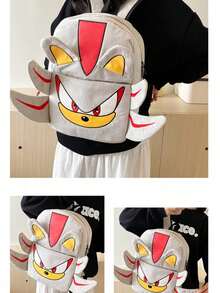 Hasbro Dark Sonic The Hedgehog Backpack, Cute Cartoon Schoolbag For Couples, Large Capacity Travel Bag For Girls And Boys - Hedgehog Backpack - View 3