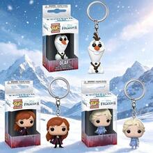 1pc Pocket Pop Frozen 2 Keychain, Anna Olaf Mini Vinyl Figure Bag Charm ...