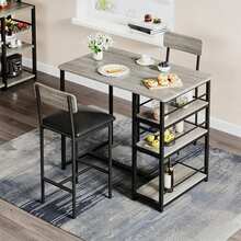 Dining Table & Chair Sets - Grey - View 8