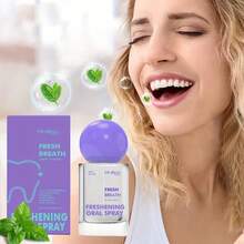20ML Fresh Oral Spray, Containing Mintingredients, Quickly Freshens The Mouth, Eliminates Odors Andkeeps It Refreshing For A Long Time. Compact And Portable, It Issuitable For Use After Meals Or In Social Occasions - Mint - View 1