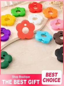 3/6/12pcs Colorful Flower Silicone Elastic Key Covers, Flower-Shaped Key Caps, Easy To Identify, Random Color, Suitable For Sisters And Friends, Valentine's Day/Mother's Day/Birthday Gift - Flower-shaped - View 9