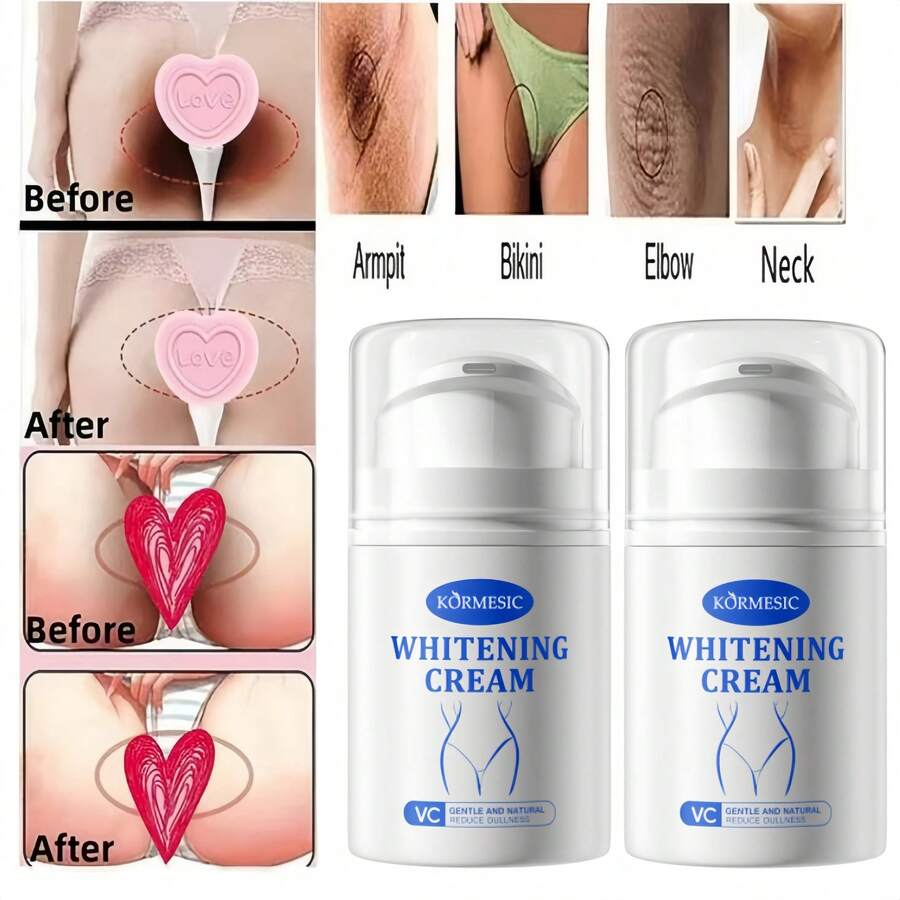 Kem làm trắng Vitamin C cho cơ thể, mặt, vùng bikini và vùng nhạy cảm - Kem trị thâm vùng kín - Xem 1