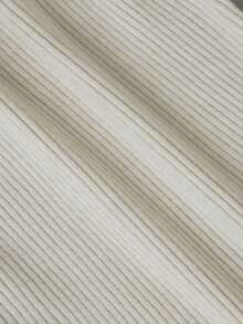 2026 Pure Desire Style Off Shoulder Folded Ribbed Knit Long Sleeve, Off-Shoulder Slim Fit Cropped Base Layer, Wide Folded Ribbed Off Shoulder Collar, High Elastic Vertical Rib Texture Slimming Sexy Cropped Top - Apricot - View 8