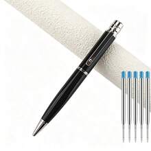 Metal Twist Ballpoint Pen Multi Color Pattern Barrel Business Signature Pen Office School Writing Gift Stationery - 3010 - View 12