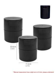 New Eyelash Glue Sealed Storage Tank Container, Sealed Glue Storage Box, Eyelash Extension Tool - Black - View 4