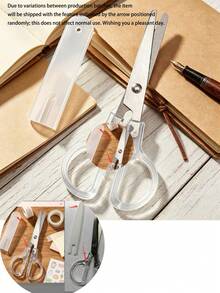Portable Student Scissors (With Protective Case) - Multi-Functional Home Essential, Designed Specifically For Precise Cutting Of Paper, Fabric And Thread. These Scissors Are Durable And Sturdy, Featuring An Ergonomic Handle Design For Comfortable Grip. Suitable For Student Supplies, Handicrafts And Daily Home Use, Also Considering The Needs Of Sewing Enthusiasts, Making Them An Ideal Choice For Back To School, Halloween And Christmas Occasions. - Style C - View 9