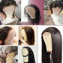 Canvas Wig Mannequin Head With Tripod Stand Kit, Multi‑Color Canvas Block Head, Adjustable Wig Tripod & Table Clamp, Wig Making Tools Set With T‑Pins, C‑Pins, Wig Caps, Comb, Hair Clips For Wig Styling Display Making - View 8