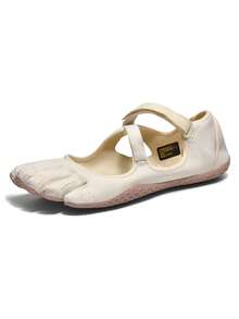 5-Finger Training Shoes, Women's Water Shoes | Provide Better Grip, Suitable For Yoga, Pilates, Fitness Training, Lightweight And Breathable, Split-Toe Design - Beige - View 4