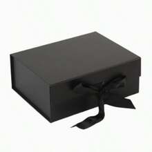 Magnetic Folding Gift Box With Ribbon, Luxury Flip-Top Gift Box, Suitable For Cosmetics, Jewelry, Wedding, Birthday, Holiday Gift Packaging - Multi-color - View 13