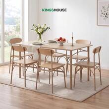Dining Table & Chair Sets - Beige - View 5