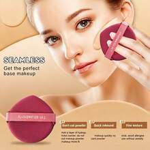 35pcs & 1pc Gift Makeup Brushes Set, Synthetic Cosmetic Brushes For Foundation Blush Eyeshadow Contour, Complete Beauty Tool Kit With Transparent Washbag, Makeup Sponge, Headband, Wristband, Silicone Brush Cleaner, Powder Puff For Daily Makeup - Multicolor - View 4