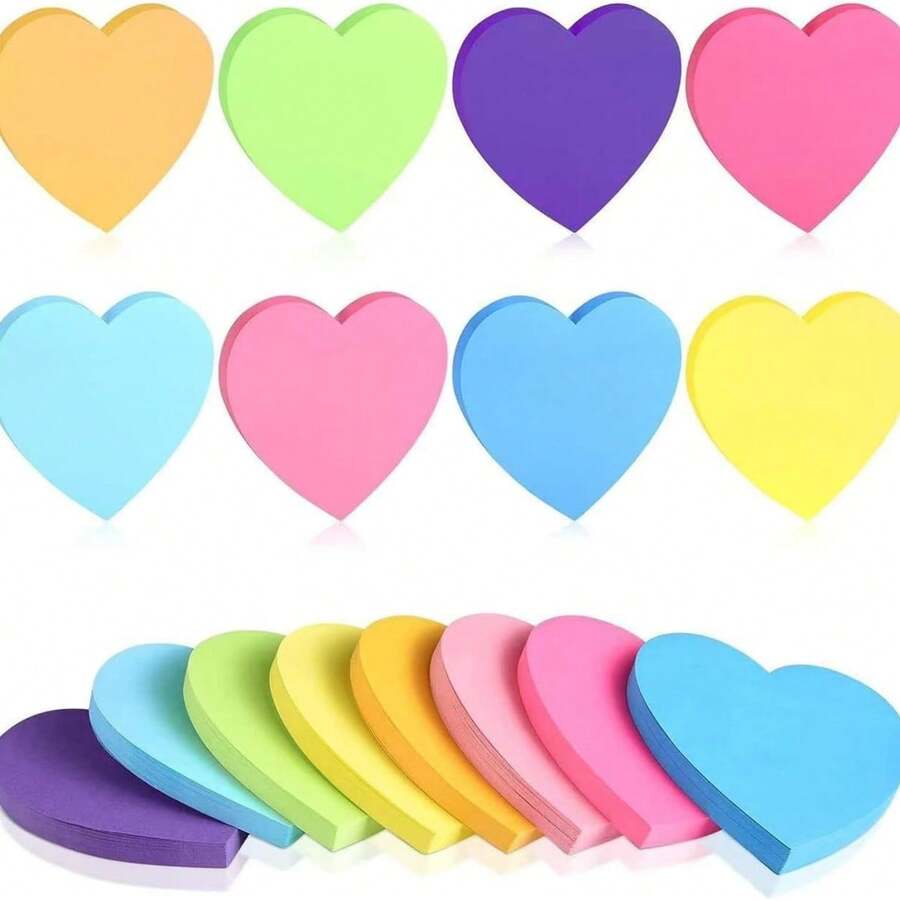 [Sticky Notes]Set, 4 Pads/120 Sheets Per Set, Easy To Stick, The Most Eye-Catching Presence On Your Desk, Suitable For Computer Stickers, Schedule Marking, Message Notes, Adding More Fun To Office And Study. - Book - View 1