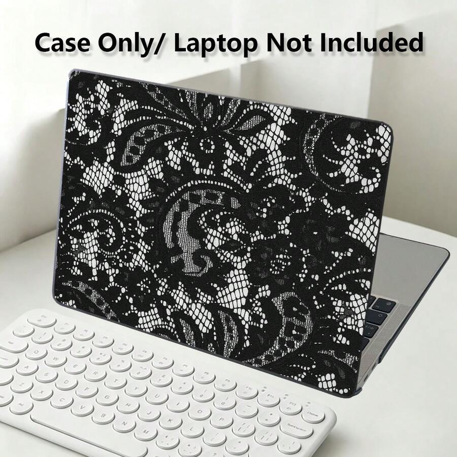 1pc Protective Case, Floral UV Printed Pattern, Laptop Protective Sleeve, Minimalist Lightweight Durable Protective Case Suitable For 13-Inch Neo Laptop Protective Case A3404 Model/ Air Pro 13.3 13.6 14.2 15.3 16.2 Inch/ Matebook D14/D16 - View 1