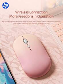 HP Wireless Silent Mouse, Ergonomic Right-Handed Design, 2.4GHz Reliable Connection, Suitable For Desktop And Laptop - View 2