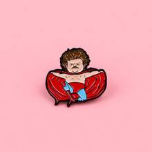 1pc Funny Cartoon Creative Enamel Brooch Badge, Suitable For Backpacks And Handbags, Fashionable Decoration, Ideal Gift For Friends - Multicolor - View 3