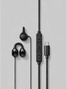 Lenovo Earphone kabel jepit "Superpower" tidak dimasukkan ke dalam telinga. Earphone ini menawarkan panggilan definisi tinggi dengan peredam kebisingan dan koneksi langsung ke ponsel dan komputer. Kompatibel dengan Xiaomi, Vivo, dan perangkat antarmuka Type-C lainnya. - View 15