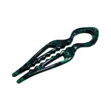 Acetate U-Shaped Double-Prong Hair Stick, Women's Daily Bun Fixing Hair Accessory - Multicolor - View 4