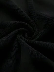 Nike Jaket Kasual Wanita Model Baru, Longgar, Bernapas, dan Berkerudung untuk Olahraga - Hitam - View 10