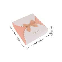 1pc Bow Card Paper Gift Box, Suitable For Christmas Gifts, Valentine's Day Gifts, New Year Gifts, Customer Appreciation Packaging - View 8