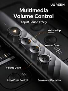 UGREEN LP386 Turner PPT Laser Hijau Isi Ulang, Pena Kontrol Jarak Jauh Bluetooth untuk Guru, Presenter Nirkabel Antarmuka Ganda Tipe-C/USB - View 6