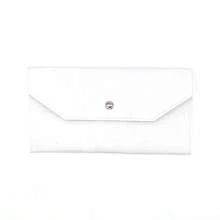 1 pieza Cartera sobre reutilizable, cartera larga de unicolor minimalista, cartera de moda casual, soporte de tarjetas multifuncional sobre soporte de tarjetas, adecuado tanto para hombres como para mujeres (Botón, color interior surtido al azar) - Multicolor - Ver 37