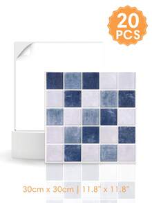 1/10/20 miếng tấm ốp tường mosaic 3D dán tường bóc dán, gạch ốp tường tự dính trang trí bếp và phòng tắm - Hình dán tường - Xem 22