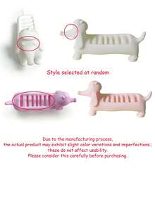 Cute Dachshund Ring Holder With Jewelry Storage Bag, Jewelry Display Stand, Jewelry Organizer, Creative Desktop Ring Storage Rack, Vanity Decor Ring Holder, Cute Room Decor Gift, Gift For Jewelry Lovers, Party Favor, Holiday Gift - Multicolor - View 10