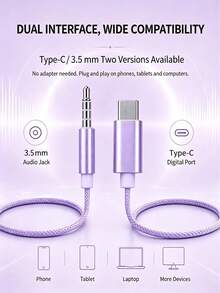 Lenovo Earphone kabel jepit "Superpower" tidak dimasukkan ke dalam telinga. Earphone ini menawarkan panggilan definisi tinggi dengan peredam kebisingan dan koneksi langsung ke ponsel dan komputer. Kompatibel dengan Xiaomi, Vivo, dan perangkat antarmuka Type-C lainnya. - View 7
