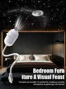 Multi-Pack USB Starry Sky Galaxy Projector Light, 360° Rotating Mini LED Portable Night Light, Adjustable Brightness, Touch Control, USB Powered, Suitable For Bedroom Ceiling, Wall And Romantic Atmosphere Decoration - Multicolor - View 9