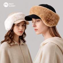 meetsunny Faux Fur Winter Earmuffs Headband Windproof Fleece Ear Warmers Cold Weather Running Cycling Ski Headband For Men - Multicolor - View 7