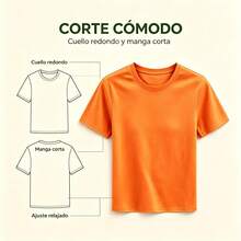 Playera manga corta para niño, estampado cara de calabaza, ropa temática para Halloween y Día de Muertos - Naranja - Ver 8