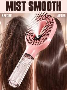 2-In-1 Spray Hair Comb, Built-In Water Spray Function, Suitable For Wet And Dry Hair, Suitable For Women With Curly/Coarse Hair, Suitable For Curly, Straight, Wavy Hair, Moisturizing Hair Comb, Curly Hair Comb, Hair Accessories, Back To School Travel Essentials - Multicolor - View 5