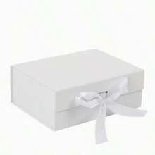 Magnetic Folding Gift Box With Ribbon, Luxury Flip-Top Gift Box, Suitable For Cosmetics, Jewelry, Wedding, Birthday, Holiday Gift Packaging - Multi-color - View 14