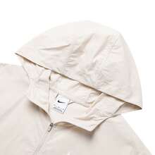 Nike Jaket kasual wanita yang tahan angin dan berpinggang pas - Coklat muda tanah - View 7