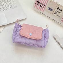 Heart-Shaped Storage Bag, Portable Coin & CCD Camera Organizer, Lipstick & Skincare Pouch, Handbag - Multicolor - View 13