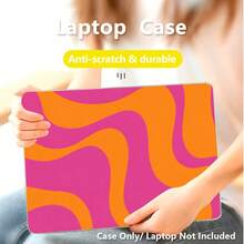 1pc Protective Case, Vintage Wave UV Printed Pattern, Laptop Protective Sleeve, Minimalist Lightweight Durable Protective Case Suitable For 13-Inch Neo Laptop Protective Case A3404 Model/ Air Pro 13.3 13.6 14.2 15.3 16.2 Inch/ Matebook D14/D16 - View 2