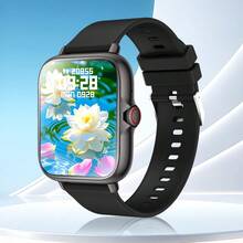 Smart Watch, 1.83-Inch HD Touchscreen Smartwatch, Soft Silicone Strap, Call/Message Reminder, Pedometer, Calorie, Fitness Tracking, Multiple Sports Modes, Multifunctional Smartwatch, Unisex, Compatible With IPhone And Android Phones, Perfect For Gym Daily Use And Christmas Birthday Gift - Black - View 9