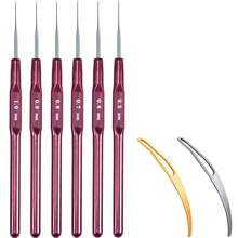 8pcs Crochet Hair Needle Tools, Hair Crochet Hook Set, Suitable For Braiding And Dreadlocks - View 7
