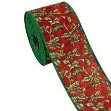 Christmas Kokir Ribbon DIY Bow Gift Wrapping Decorative Webbing - Multicolor - View 19