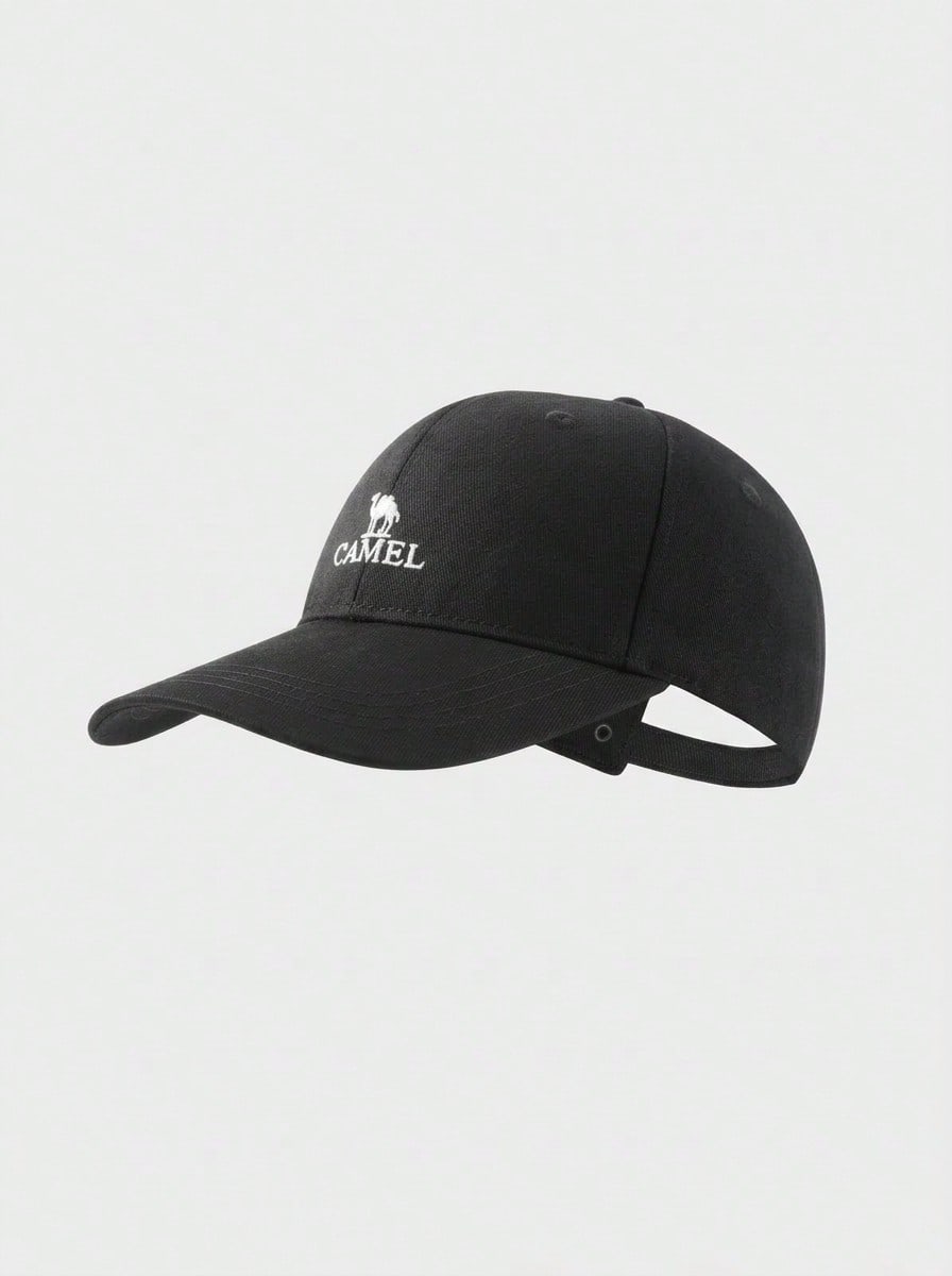 Women's Baseball Cap, Sun Protection Sports Hat, Breathable Tennis Visor Cap - Black - View 1