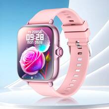 Smart Watch, 1.83-Inch HD Touchscreen Smartwatch, Soft Silicone Strap, Call/Message Reminder, Pedometer, Calorie, Fitness Tracking, Multiple Sports Modes, Multifunctional Smartwatch, Unisex, Compatible With IPhone And Android Phones, Perfect For Gym Daily Use And Christmas Birthday Gift - Black - View 4
