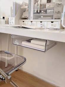 Under Desk Drawer, No Drilling Required, Hidden Storage Box, Suitable For Office Desk And Student Desk, Can Hang Stationery And Miscellaneous Items - Multicolor - View 8