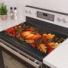 1pc Pumpkin Diatomaceous Earth Absorbent Welcome Mat, Christmas Halloween Decorative Rug, Multi-Purpose Mat For Stove, Coffee Station, Water Bar, Indoor/Outdoor Entryway, Front Door, Kitchen Home Decor Area - Multicolor - View 3