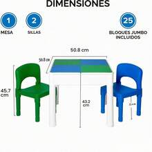 Kids Tables & Chairs - Green - View 4