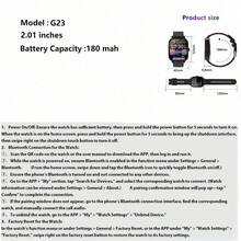 MixtataDi Smart Watch,Multifunctional Sports Smartwatch, Wireless Calls/Wireless Music, Message Notification,Customizable Watch Faces, Multiple Sports Modes, Compatible With Android & IOS,Unisexo,The Best Birthday Gift For Your Boyfriend/Girlfriend - View 10