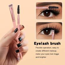 30pcs And 1pc Gift Makeup Brushes Set, Soft Dense Cosmetic Brushes For Foundation Powder Blush Eyeshadow Concealer Contour Highlight, Complete Face & Eye Makeup Brush Kit, Handles For Makeup Beginners And Daily & Party Makeup Application - Multicolor - View 5