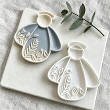 Blessing Angel Shaped Clay Polymer Cutter, Suitable For Making Hanging Decorations And Jewelry Trays, Used For Placing Rings And Earrings, And Photographing Small Items - White - View 1