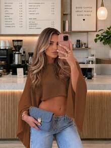 Women's New Summer Knit Top, Suitable For Beach Vacation, Travel And Daily Wear - Caramel - View 1